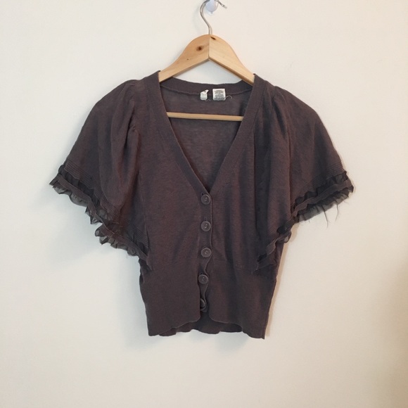 Anthropologie Sweaters - 🛍 Moth Anthro Short Sleeve Crop Cardigan